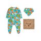 highland cow babygrow gift set