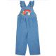 child's dungaree denim/rainbow
