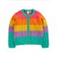 child's cardigan rainbow cable