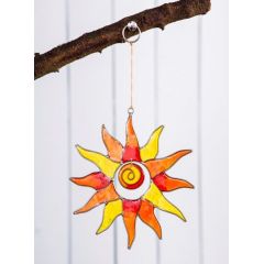 spiral sun suncatcher