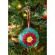 hanging rainbow crochet bauble