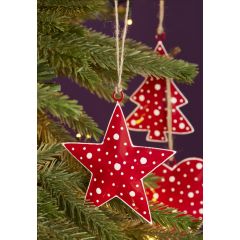 hanging metal star