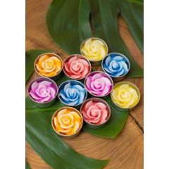 rose flower tealights