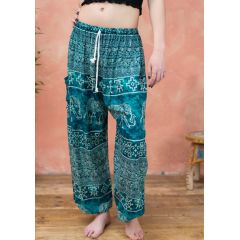 harem pant elephant print