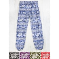 harem pant elephant print