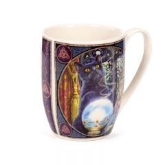 black cat mug