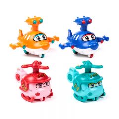 press & go cartoon aircraft