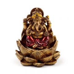 gold and red Ganesh