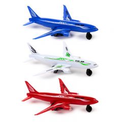 pull back jet airliner