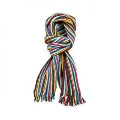 men's striped scarf