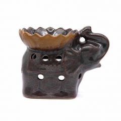 elephant oil burner brown